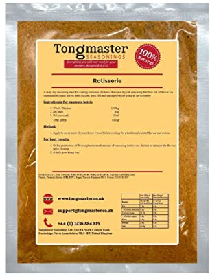 Rotisserie BBQ Dry Seasoning Spice Rub - 200g (40g coats 1kg of meat)