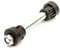 127mm Axle & Sleeve & Bushes Set Fits 1 Inch Wheel Bore Replacement Wheelbarrow Barrow Spindle Spacer