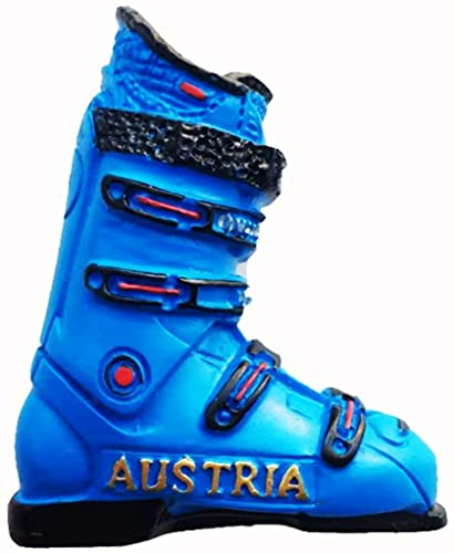 Österreich Ski Magnet Kühlschrank Kühlschrank Magnet Dekoration Aufkleber Souvenir Harz Handwerk Küche Whiteboard