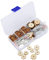 50er-Set Puppengelenke, Bastelzubehör, Beweglicher Bolzen, Teddybär-Herstellungszubehör, Puppenherstellung, Splintgelenke für Puppen, Puppengelenk, 20 Mm Waldorf, 45 Mm, 12 Mm