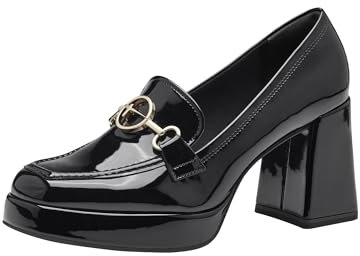 Tamaris Damen 1-24416-42 Trotteur Trotteur, Black PATENT, 38