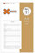 A6-Leporello/Faltplaner (kein Heft) | Jahreskalender Jahresplaner 2024 (H 135 mm x B 90 mm) für das revolutionäre X17 und X47 Notizbuch mit auswechselbaren Heften