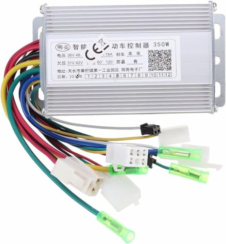 SGerste 350 W 36 V/48 V Brushless Controller für Scooter E Fahrrad mit/ohne Hall Sensor