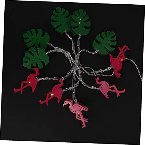 Warmhm Schnur Led-lichterkette Aus Schmiedeeisen Sommerliche Lichterkette Party-led-leuchten Atmosphäre Fee Lampe Ringe Für Kleine Mädchen Flamingo-lichter Im Freien Hawaii Draussen