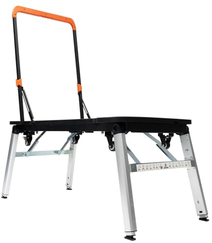 Faltbar 7-in-1 Klappbare Universal-Werkbank Faltbar lles in Einem Haushalt & DIY hobelbank 150 kgs Tragkraft-Große Arbeitsfläche Klappbar Vielseitig Höhenverstellbare Werkzeugbank