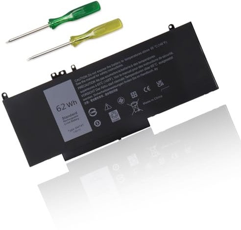 OPAHUTER 6MT4T E5470 E5570 Laptop Akku kompatibel mit Dell Latitude 14 5470 E5470 15 5570 E5570 Precision 15 3510 M3510 Series Notebook mit 7V69Y TXF9M 79VRK HK6DV 07V69Y 7.6V 62Wh