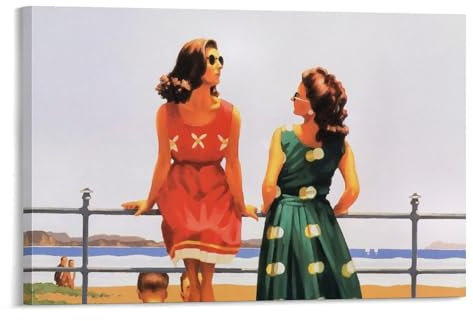 Jack_vettriano Wandkunstdrucke Something in The Ain von jack_vettriano, Gemälde auf Leinwand, Wandkunst, Poster, Rollbild, Wanddekoration, Heimposter, 50 x 75 cm