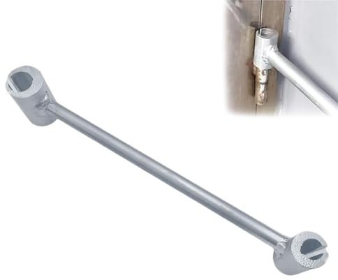 Yiokii Door Hinge Adjustment Tool, Steel Door Hinge Repair Tool, Hinges Gap Adjusting Wrench, Door Hinge Repair Spanner, Spanner Key for Round Bolt Adjustable Wrench Tool