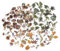 180 adesivi trasparenti per scrapbooking, adesivi con fiori in PET, decorazioni floreali, per album fotografici, scrapbook laptop.