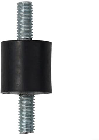 Supporto in gomma per isolamento delle vibrazioni per auto, compatto e stabile, protegge le apparecchiature dalle vibrazioni (M5 x 12 mm (15 mm x 15 mm)