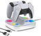 Chargeur Manette pour PS5,Station de Chargeur Tactile,avec Lumière LED,Chronométrée, Station de Charge de Jeu pour Playstation5 Multifonctionnelle à éclairage Librement Contrôlable