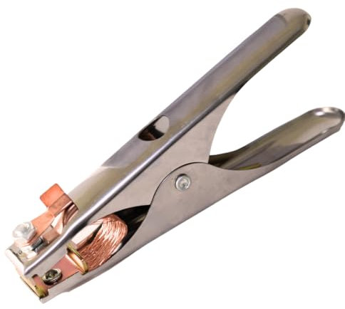 LISSAM 200A Electroplated Welding Earth Clamp – Heavy Duty Welding Ground Clamp, Crocodile Welding Earth Clamp, Welding Equipment for Manual Welder