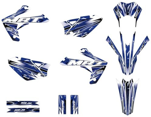KIT DECO RIEJU MRT 50 DE 2009 à 2021 GALAXIE (Bleu foncé)