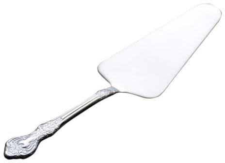 Alipis Dreieckiger Kuchenspatel Aus Edelstahl Spachtel Für Pizza Kuchen Brot Torten Mit Ergonomischem Griff Für Sicheren Transport Und Schneiden