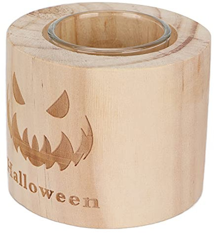 Kerzenhalter aus Holz, Dekorativer Kandelaber mit Modernem und Rustikalem Design, geeignet für Heimdekoration, Tischdekoration, Hochzeiten und Feiertage, rustikaler und moderner Stil