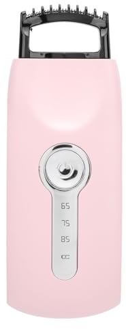 Elektrischer Wimpernzange, Beheizt, 3-Gang-Temperaturregelung, Wiederaufladbarer Wimpernzange, Kabellos, Langlebig, für Schöne, Geschwungene Wimpern (PINK)