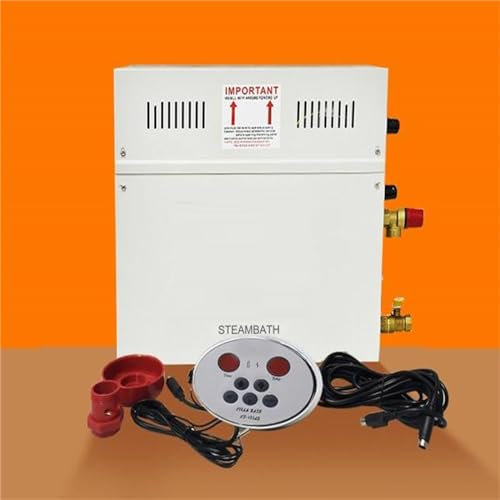 Máquina de sauna de baño, estufa de sauna, generador de vapor, ducha de vapor,con control inteligente de tiempo y temperatura, sis-tema de autodrenaje, para spa de baño,3kw