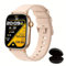 COLMI Reloj Inteligente C8 MAX, Unisex, Smartwatch para Fitness con Pantalla Táctil IPS, 1.93 Pulgadas, Resistente al Agua IP68, 5-10 Días de Batería, Compatible con Android & iOS (Dorado)