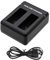 Eotdoo Chargeur de batterie de rechange pour GoPro Hero 6 Black, Hero 7, Hero 7 Black, Hero 7 White, Hero 8, Hero 8 Black, Part No. : AABAT-001-AS, AHDBT-501, AHDBT-801, SPJB1B