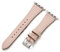 AoYi Italian Genuine Leather Straps for Apple Watch Series 10 9 8 7 6 5 4 3 2 1 SE SE2 Ultra 2, SGS Certified Dressy Bracelets Cute Bands Women for iWatch 42mm 44mm 45mm 46mm 49mm, Pink