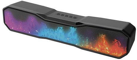 RED5 Wireless Flame Speaker Rechargable LED Colour Changing Bluetooth Soundbar
