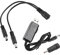 Steowsey USB Cable De Boost 5V hasta 9V 12V DC Conversor De Voltaje 1A Transformador De Voltaje Elevador Regulador De Potencia DC con Interruptor y Pantalla Led Voltímetro