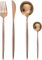 Ménagère 8 pièces en acier inoxydable - Coffret cadeau for dîner et recevoir(Rose Gold)
