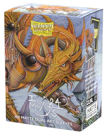 Dragon Shield | Matte Dual Art Sleeves | The Millerax | 100 CT - Smooth & Tough Premium TCG Sleeves | Compatible with Pokemon, Flesh & Blood, One Piece & Magic the Gathering