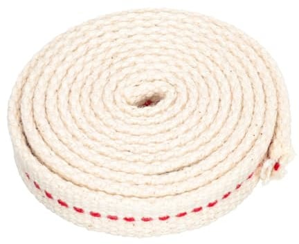 BAZEITFLOW Cotton Docht Öllampe Aus Natürlicher Baumwolle 1 Meter Länge Rauchfreier Alkohollampen Docht Praktisch Für Petroleumlampen Selbstgemacht Beleuchtung