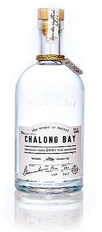 CHALONG BAY - Rhum de Thaïlande - Pure Canne à Sucre - 40% Alcool - Origine : Thaïlande - Bouteille de 70 cl