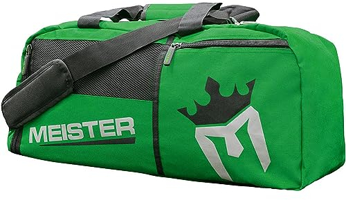 Meister Belüfteter wandelbarer Duffel/Rucksack, Turnbeutel – ideales Handgepäck, Grün , 26 x 12 x 12