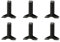Lot de 6 clips de fixation elho noirs pour la jardinière Corsica Flower Bridge
