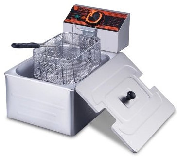 CGOLDENWALL HY-81R Friteuse électrique commerciale en acier inoxydable 5 l 2300 W Restaurant 220 V