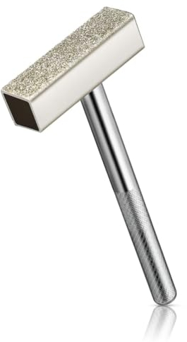Diamond Grinding Wheel Dresser - Dressing Bench Grinder Diamond Stone Dressers Correct Tool with Knurled Handle for Truing Grinding & Deburring Wheel