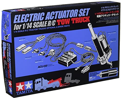 Tamiya 1:14 ACU-Hebeeinheit Abschlepper, Ersatzteil, Modellbau, Zubehör für RC Fahrzeug/ferngesteuertes Auto, Tuningteile, Blau