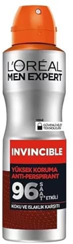 L'OREAL Men Expert Invincible Antitranspirant Deodorant Spray 150ml