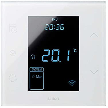Termostato 10A IO SIMON 100 10000810-130 Blanco Brillo