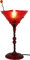 GURU SHOP Tischleuchte Kokopelli - Cocktail H1095, 40x22x22 cm