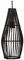 Pauleen 48199 Timber Love Pendelleuchte max. 20 Watt Schwarz Rattan, Metall E27