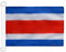 BANDERA NAUTICA PABELLÓN CIVIL COSTA RICA 45x30cm - Pabellón de conveniencia COSTARRICENSE - PABELLÓN NACIONAL 30 x 45 cm anillos - AZ FLAG