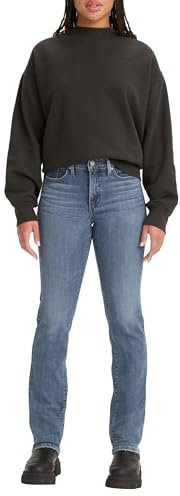 Levi's Women's 314 Shaping Straight Jeans, Lapis Gem, 32W / 30L