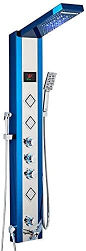 SENNIAN Bath Kits Split Stainless Steel Shower/Screen Temperature Control Digital Shower/Bathroom/Multi-Function Integrated Shower Set Not Rusting