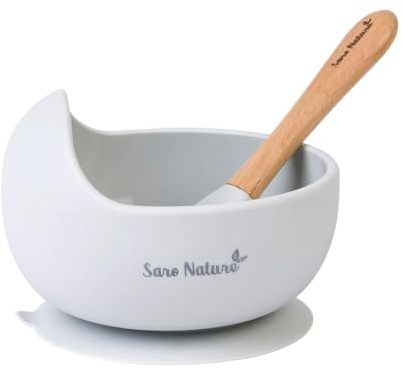SARO Baby - Nordic Wave Feeding Set Grey