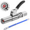 URAQT Coupler für Fettpresse,12000 PSI Fettpresse Mundstück Schnelle Veröffentlichung Einhandfettpresse mit einem 30CM langen Verbindungsschlauch kompatibel mit allen Fettpressen mit 1/8 NPT-Enden
