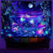 G-LIKE Wandteppich Wandtuch UV-Reaktiv Wandbehang – 3D Digital Bedruckt Farbenreich Dekostoff Dekoration für Wohnzimmer Schlafzimmer Party Urlaub