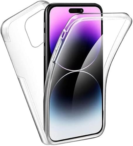 Rival Gadget 360 Case for iPhone 12 Pro Max Transparent Full Body Front and Back Protective Phone Cover (iPhone 12 Pro Max)