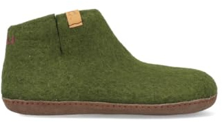 Tofvel Mula Wollfilz-Pantoffel Olive Green