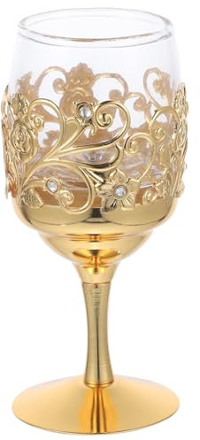 HOLIDYOYO Gobelet à Rétro Coupe De Liqueur Pour Et Célébrations à Doré Réutilisable Création Unique