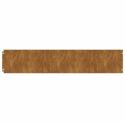 vidaXL Bordure per Prato 10 pz 20x103 cm Flessibili in Acciaio Corten