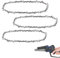 3pcs 6 Inch Chainsaw Chain, 6 Inch Chainsaw Blade Replacement Saw, Conductive Saw Chain Repair Accessories for Small Chainsaw Cordless, Nursery Trimming and Tree Pruning